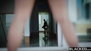 Hey, see curvy blonde Kayley with her fantasy man?