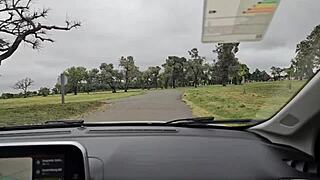 They caught me blowing my stepbrother in the car!