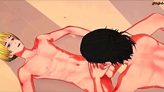 eren FUCKING armin hard after the TIME SKIP - on titan hentai