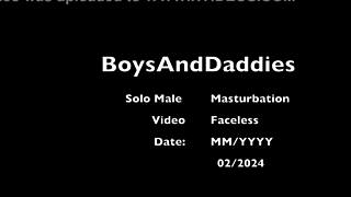 Morning wood gets a quick jerk session