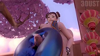 i'm obsessed with chun li's big ass in this wild hentai compilation