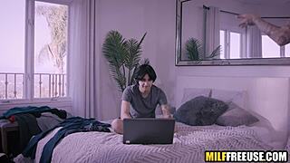 Unbelievable! Gamer Step Son Uses Step Mom and Aunt in Wild Group Action!