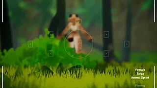 Futanari Girls Tease Naked On Desert Island Photoshoot