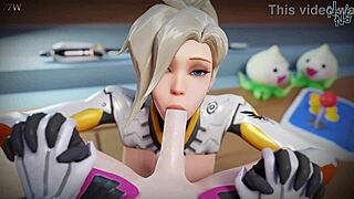 overwatch mercy hmv pmv with fireflies music