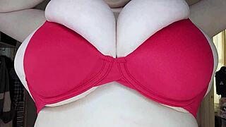 Humiliate your girlfriend's tiny boobs!