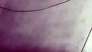 E Trang Nguyen chatting on Bigo while bathing