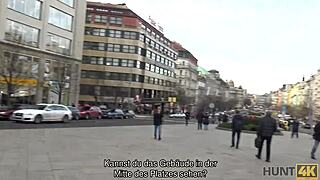 hunt4k i trap a sexy teen in my net for blowjob and licking