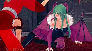 Morrigan says, Hate me first, then fuck me full!