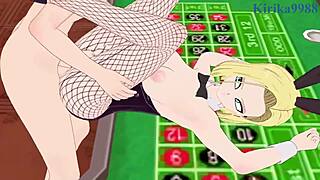 android 18 and chi-chi bunny girls in wild dragon ball hentai
