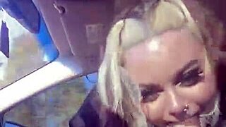 I can't stop thinking about that Italian beast's interracial blowjob in the car. Her natural tits drove me wild!