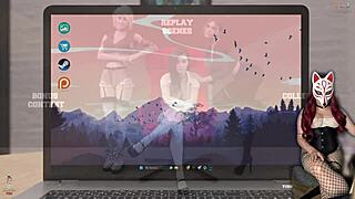 Steps of debauchery 33: naked babes in the gym!