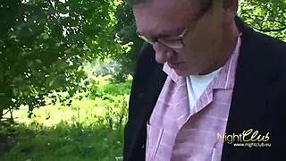 German Redhead Teen in Public Outdoor Anal. Hardcore Pussy Action Next Door!