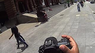 mica the bbw chubby girl met two big-dicked blacks who showed her the city's wonders