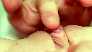 Close-Up Clit Licking and Pussy Fingering