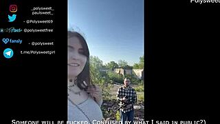 Massive Cum Load in Pussy After Wild Public Quickie