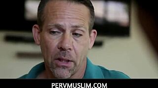 i'm lala ivey, ebony muslim teen getting fucked hard in pov with pussy filled