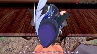 check out clorinde's wild blowjob in genshin impact fantasy