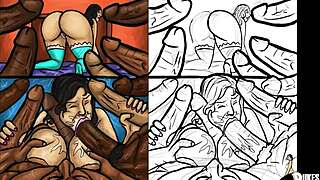 Zvládne latinská milfka sát obří černé čuráky a podvádět manžela?