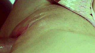 Teen pussy overloaded with creampie, shaking and squirting! 😱