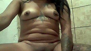 Outdoor scene features Saf with big ass