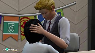 Day Of Love: Alice Spencer-Kim Experiences Intense Assfucking In The Sims 4