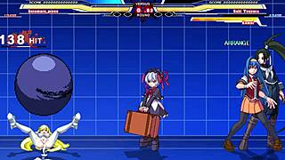 Hey, ever seen Kuromaru take on Arcana Heart in wild action?