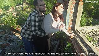 Massive Cum Load in Pussy After Wild Public Quickie