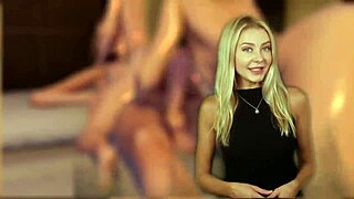 Futa tgirl enjoys fucking two teen girls in 3D