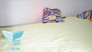 horny wife wants gay friend's cock while husband works, getting fucked doggystyle and creampied