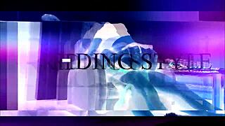 pov of bent over position in homemade video