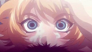 Taimanin Asagi faces a hardcore gangbang with deepthroat and big tits in this intense hentai