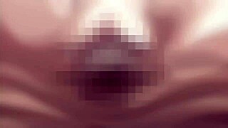 Taimanin Asagi faces a hardcore gangbang with deepthroat and big tits in this intense hentai