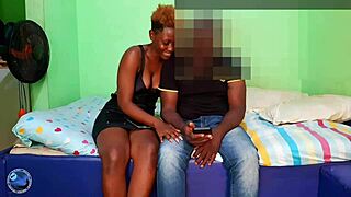 I fantasize about my beautiful young 18+ African girlfriend fucking a huge black cock in the living room while riding and cumming