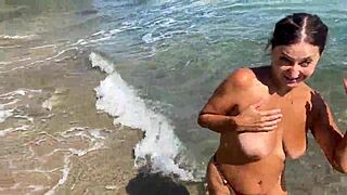 i banged my friend's mom on the beach and hotel pov