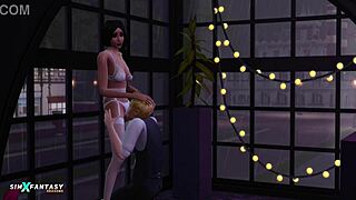 Day Of Love: Alice Spencer-Kim Experiences Intense Assfucking In The Sims 4