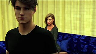 my hot stepmom made me cum hard for the first time in this 3d hentai