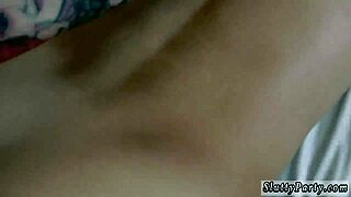 fit amateur teen 18+ gets cum glazed in intense dorm party 4 some volleyball action