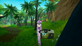 Futanari Girls Tease Naked On Desert Island Photoshoot