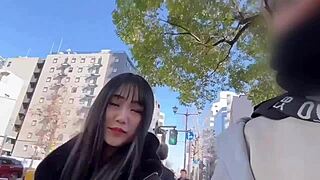 Wow, check this 22-year-old Osaka beauty in her first shoot! She’s got a narrow ass and killer blowjob skills.