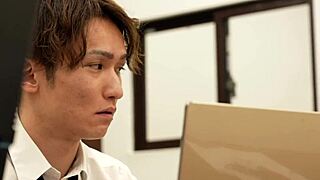 Japanese Auntie Boss Emiko Sugioka Enjoys Overtime Sex with Muff Diving and Squirting in Office