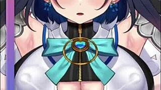 who is this woman ouro player ep 1 sucking huge cock in 3d hentai