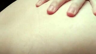 Husband Fingers Tight Pussy And Ass Of Nerdy Brunette Wife