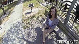 Watch Scarlett Sawyer's mouth filled with cum!