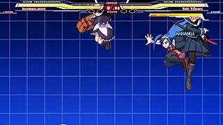 Hey, ever seen Kuromaru take on Arcana Heart in wild action?