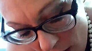 Samantha performs oral outdoors