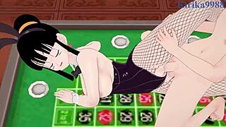 android 18 and chi-chi bunny girls in wild dragon ball hentai