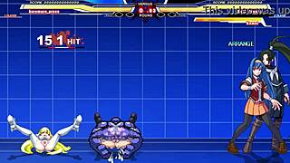 Hey, ever seen Kuromaru take on Arcana Heart in wild action?