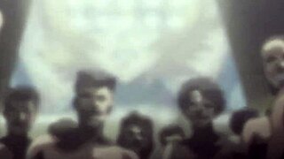 Taimanin Asagi faces a hardcore gangbang with deepthroat and big tits in this intense hentai