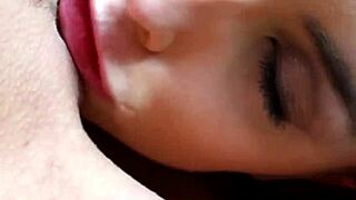 Real Lesbos POV Sex Tape with Blonde Babe Masturbation Fingering Small Tits Oral.