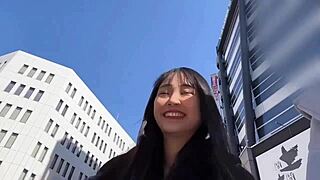 Wow, check this 22-year-old Osaka beauty in her first shoot! She’s got a narrow ass and killer blowjob skills.